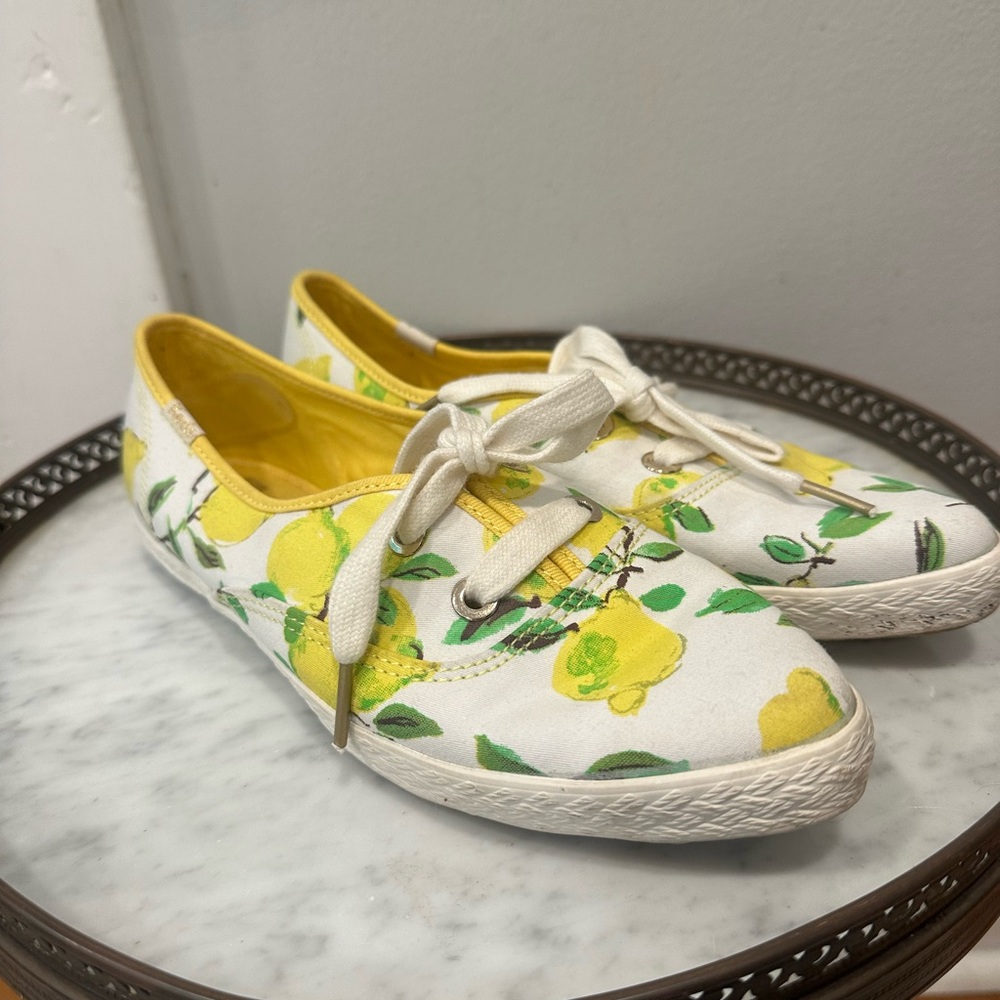 Kate Spade + Keds lemon sneakers - Picture 7 of 10